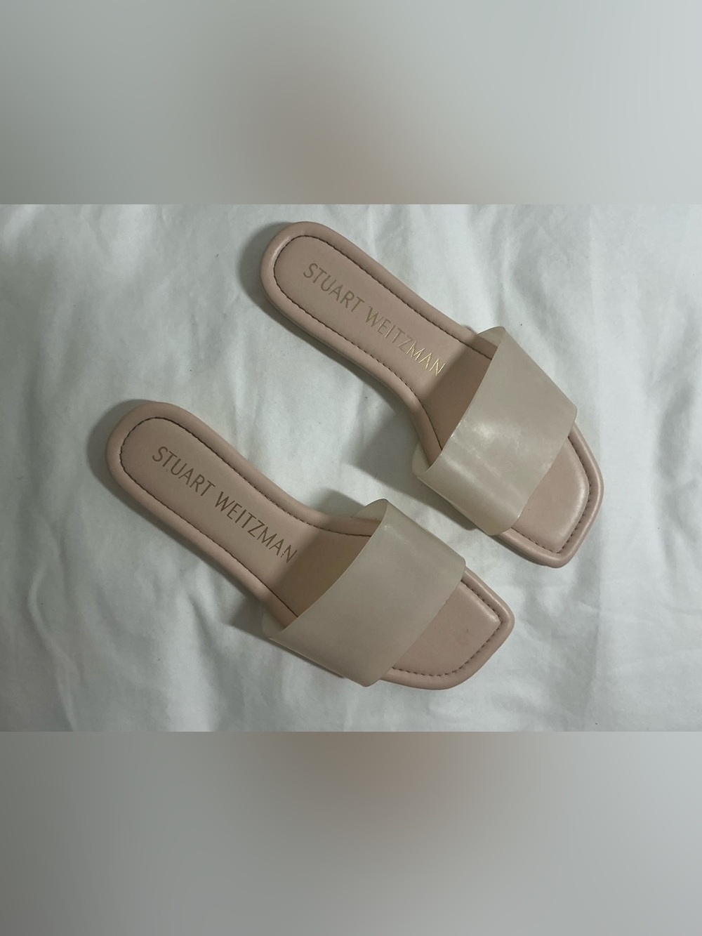 Stuart Weitzman | Nude Summer Slide Sandals